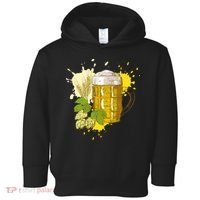 Oktoberfest Fall Autumn Beer Splatter Toddler Hoodie thumb 0