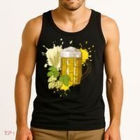 Oktoberfest Fall Autumn Beer Splatter Tank Top thumb 3