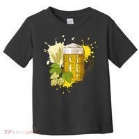 Oktoberfest Fall Autumn Beer Splatter Toddler T-Shirt thumb 0