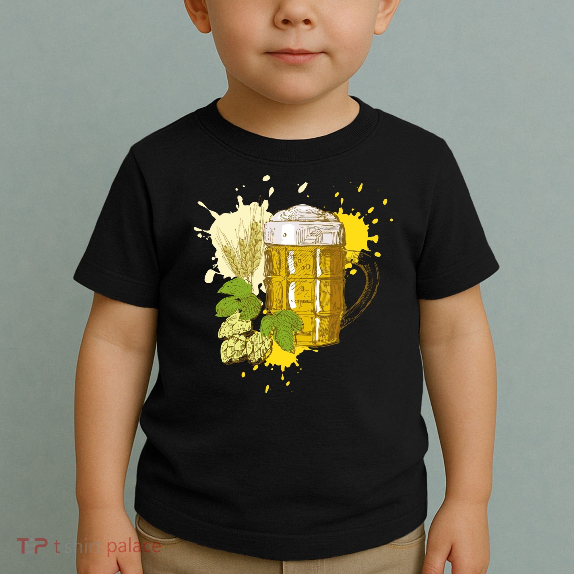 Oktoberfest Fall Autumn Beer Splatter Toddler T-Shirt