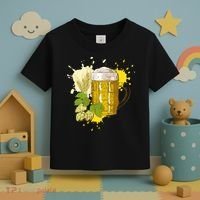 Oktoberfest Fall Autumn Beer Splatter Toddler T-Shirt thumb 3
