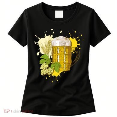Oktoberfest Fall Autumn Beer Splatter Women's T-Shirt