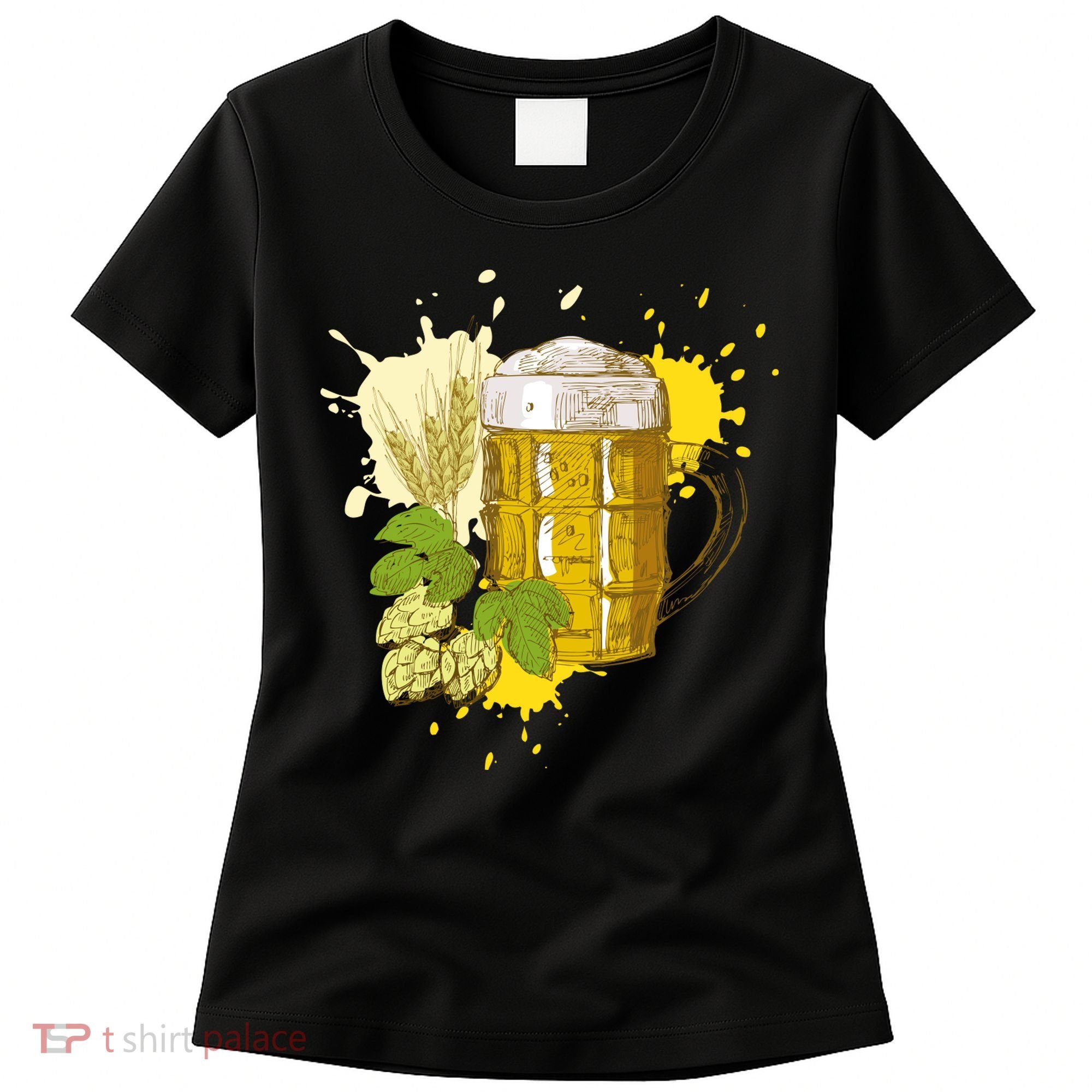 Oktoberfest Fall Autumn Beer Splatter Women's T-Shirt