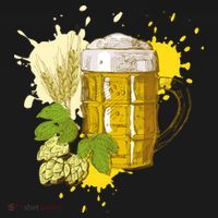 Oktoberfest Fall Autumn Beer Splatter Women's T-Shirt thumb 6
