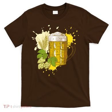 Oktoberfest Fall Autumn Beer Splatter T-Shirt