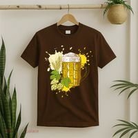 Oktoberfest Fall Autumn Beer Splatter T-Shirt thumb 2