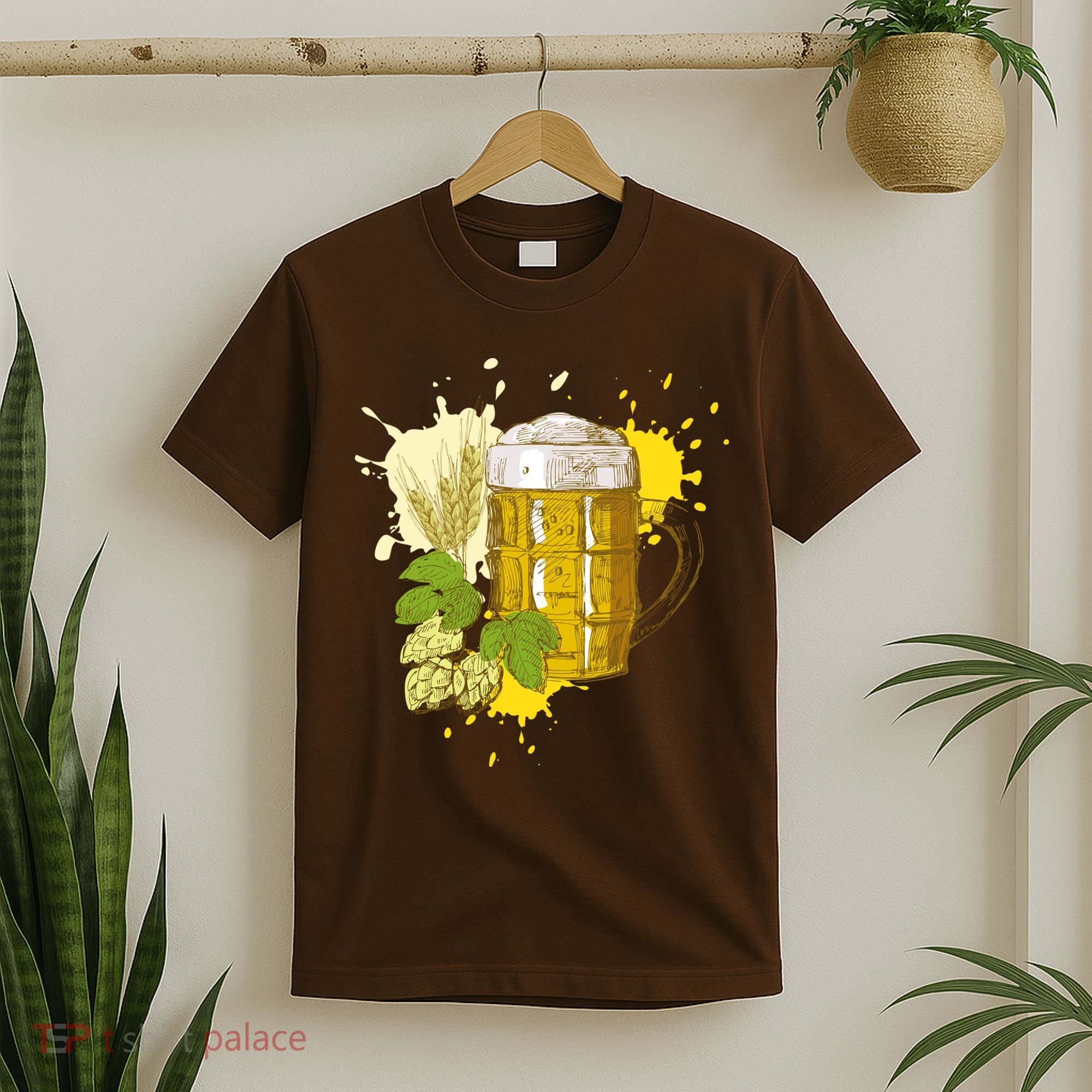 Oktoberfest Fall Autumn Beer Splatter T-Shirt