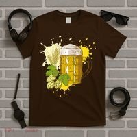 Oktoberfest Fall Autumn Beer Splatter T-Shirt thumb 5