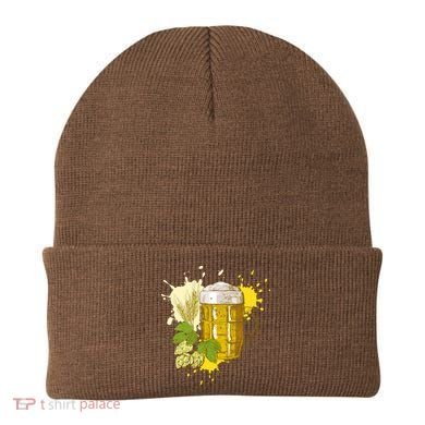 Oktoberfest Fall Autumn Beer Splatter Beanie