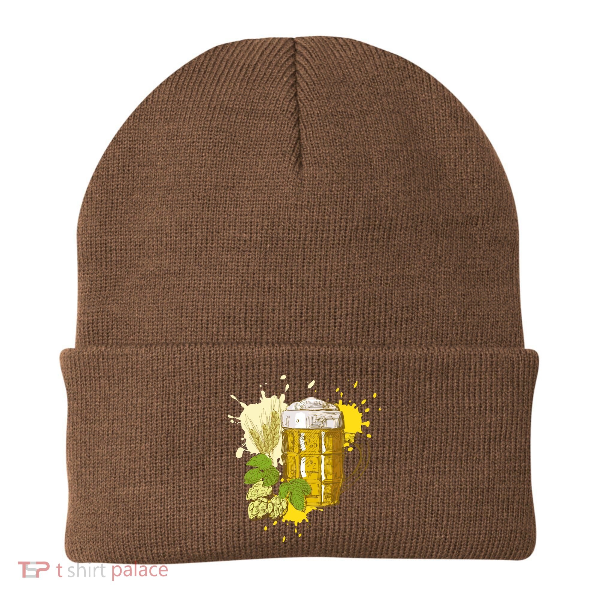 Oktoberfest Fall Autumn Beer Splatter Beanie