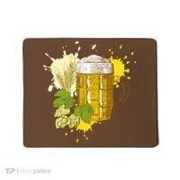 Oktoberfest Fall Autumn Beer Splatter Mousepad thumb 0
