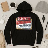 Old Fart Action Figure Loaded With Opinions Hoodie thumb 3