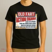 Old Fart Action Figure Loaded With Opinions T-Shirt thumb 3