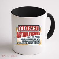 Old Fart Action Figure Loaded With Opinions Coffee Mug thumb 1