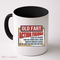 Old Fart Action Figure Loaded With Opinions Coffee Mug thumb 0