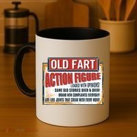 Old Fart Action Figure Loaded With Opinions Coffee Mug thumb 4