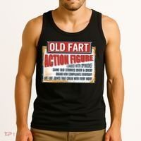 Old Fart Action Figure Loaded With Opinions Tank Top thumb 3