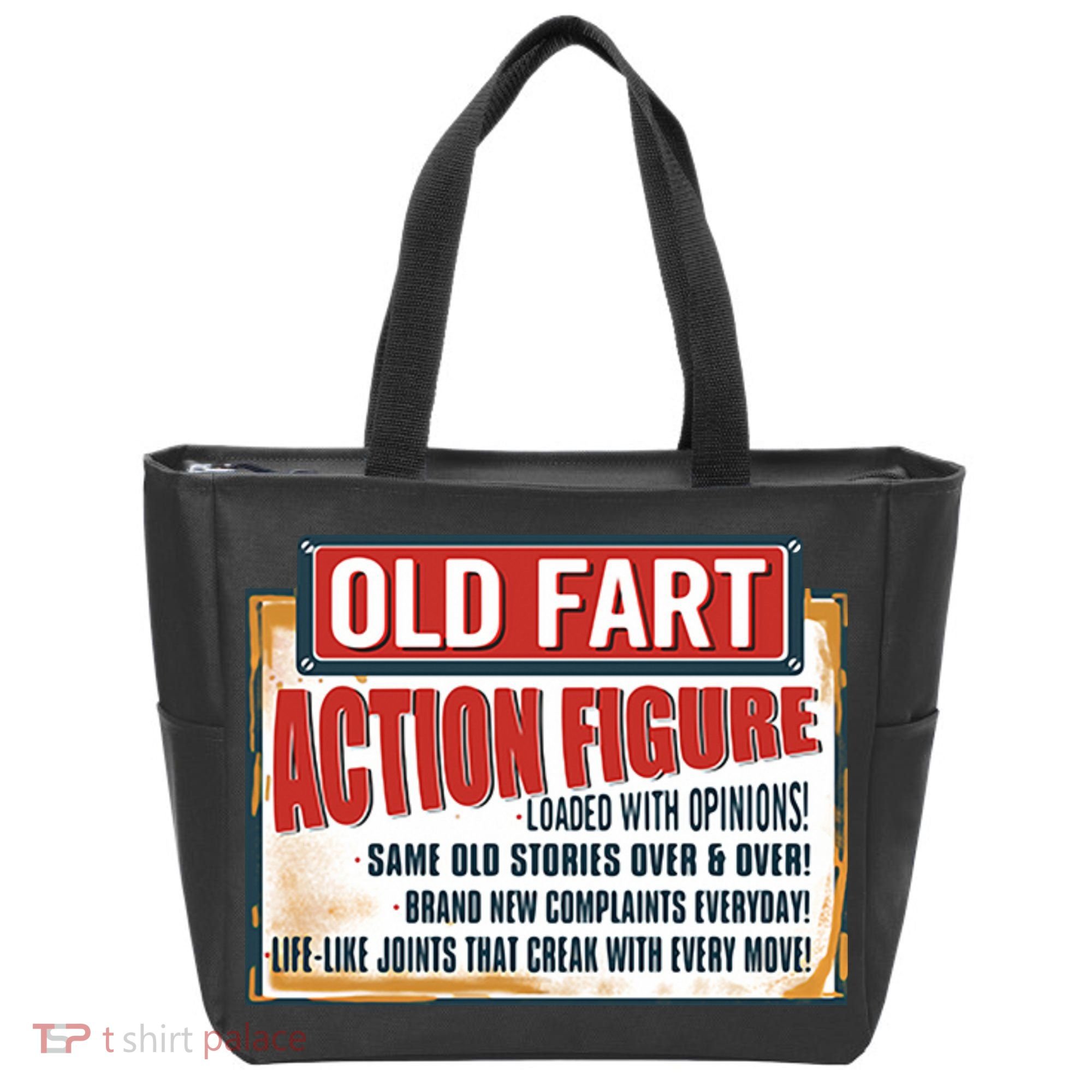 Old Fart Action Figure Loaded With Opinions Tote Bag