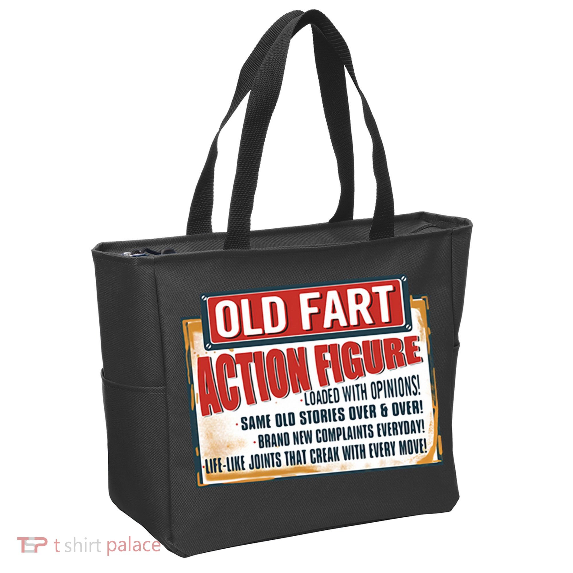 Old Fart Action Figure Loaded With Opinions Tote Bag