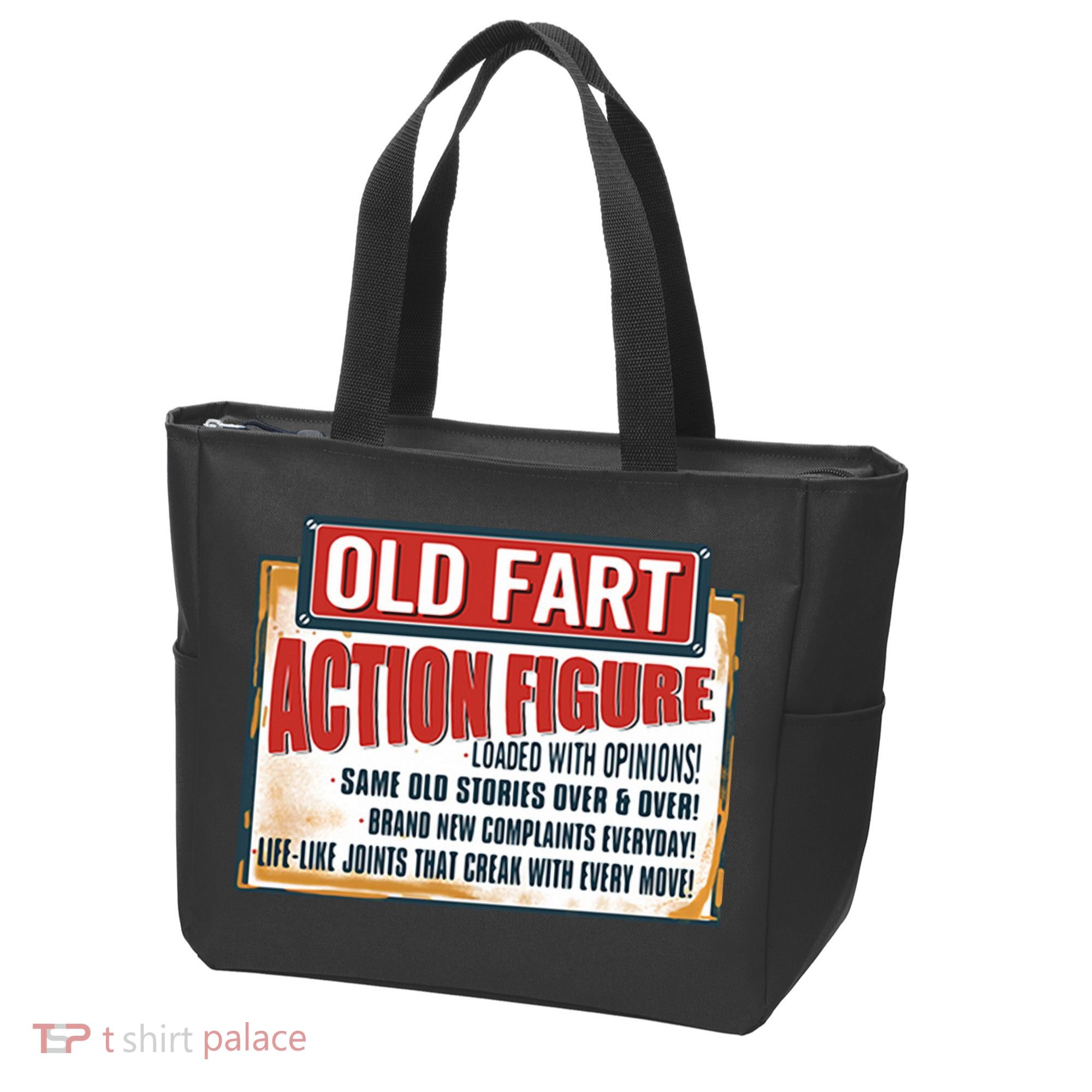 Old Fart Action Figure Loaded With Opinions Tote Bag