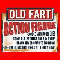 Old Fart Action Figure Loaded With Opinions Santa Hat thumb 1