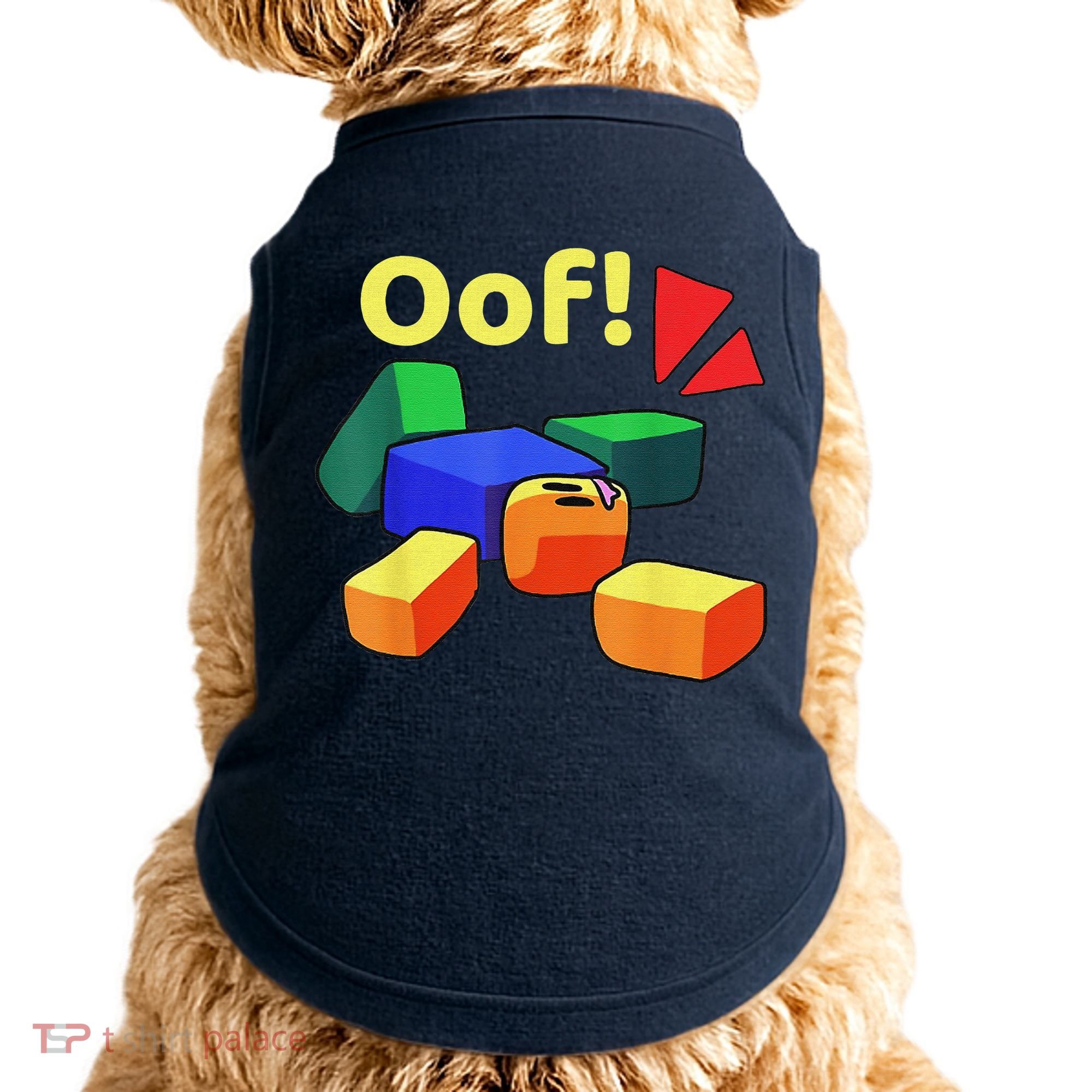 OOF! Funny Blox Noob Gamer Gifts For Gamers Doggie Tank