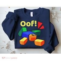 OOF! Funny Blox Noob Gamer Gifts For Gamers Sweatshirt thumb 2