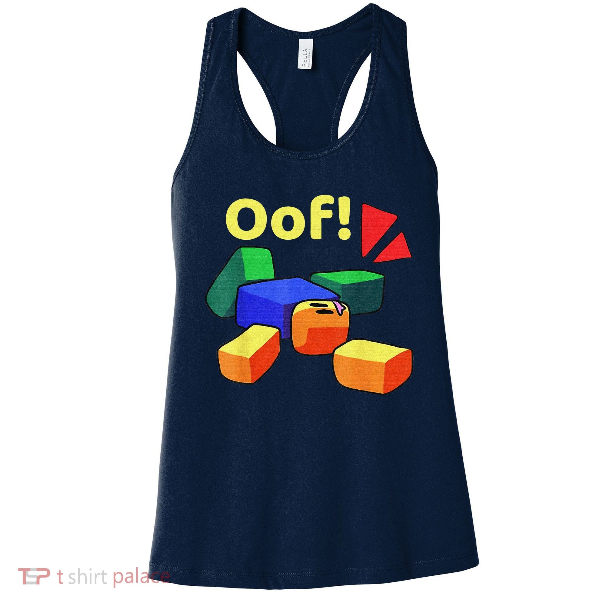 OOF! Funny Blox Noob Gamer Gifts For Gamers Women's Tank Top