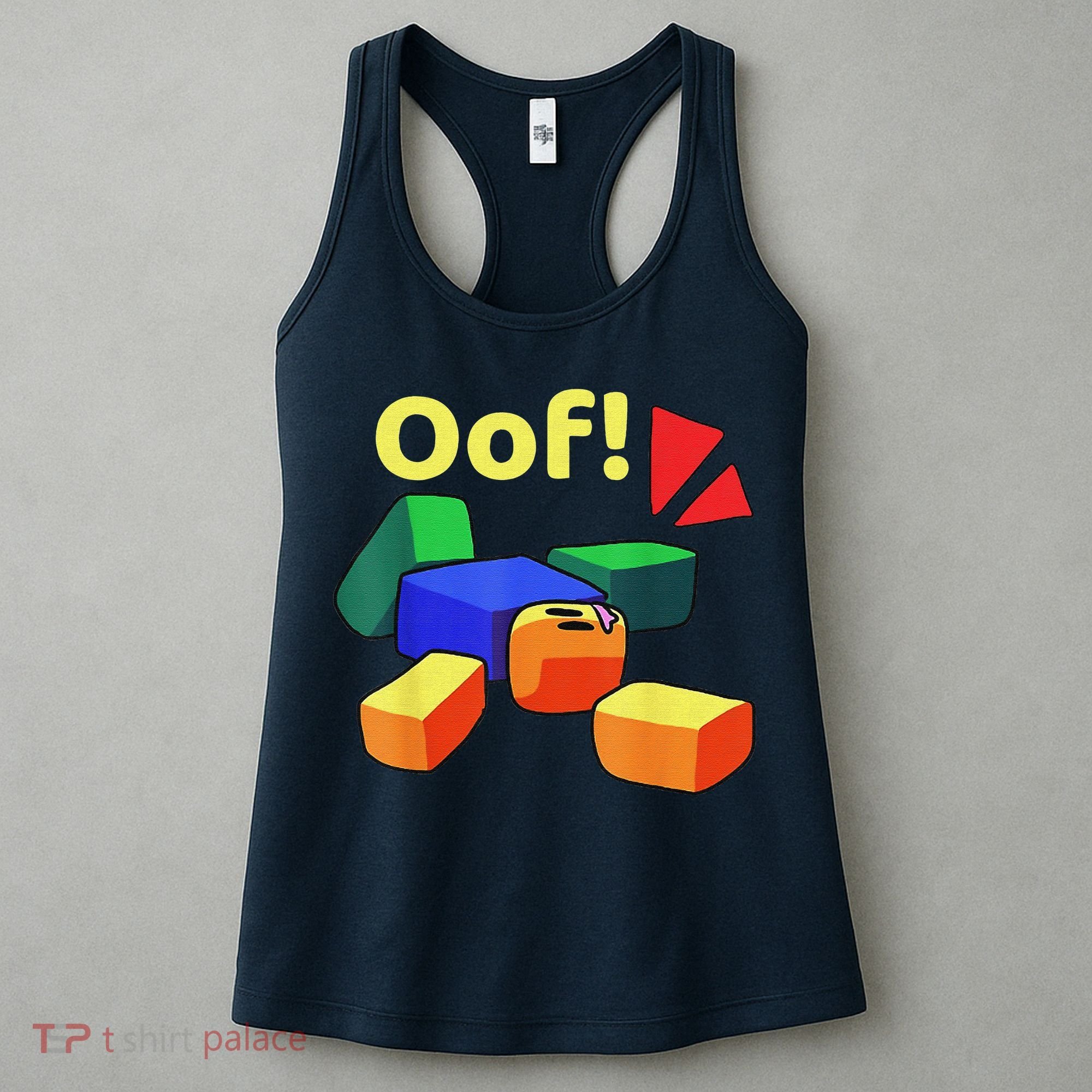 OOF! Funny Blox Noob Gamer Gifts For Gamers Women's Tank Top