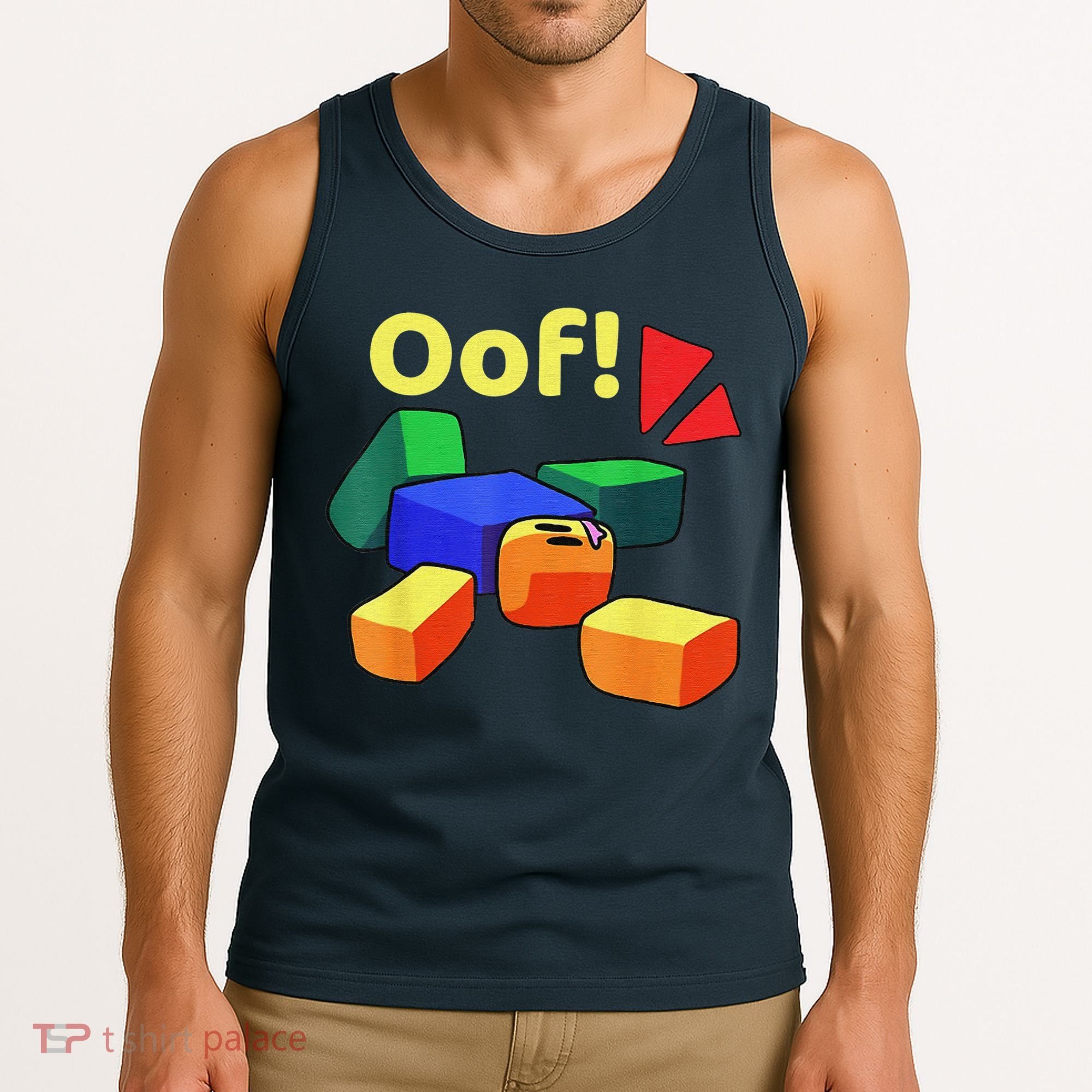OOF! Funny Blox Noob Gamer Gifts For Gamers Tank Top