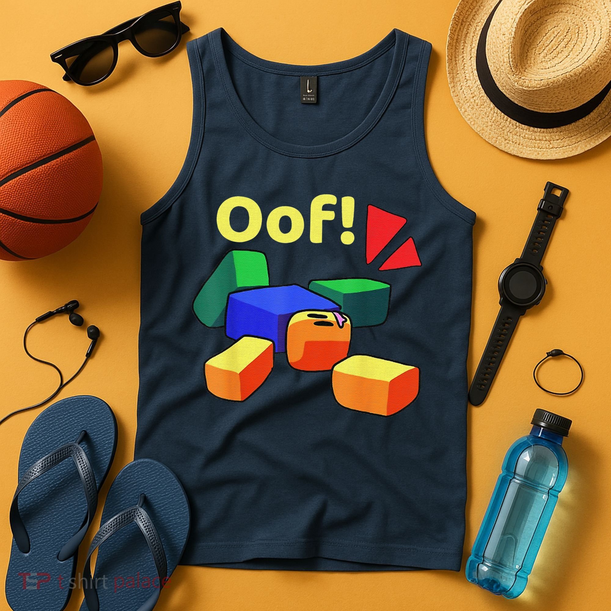 OOF! Funny Blox Noob Gamer Gifts For Gamers Tank Top