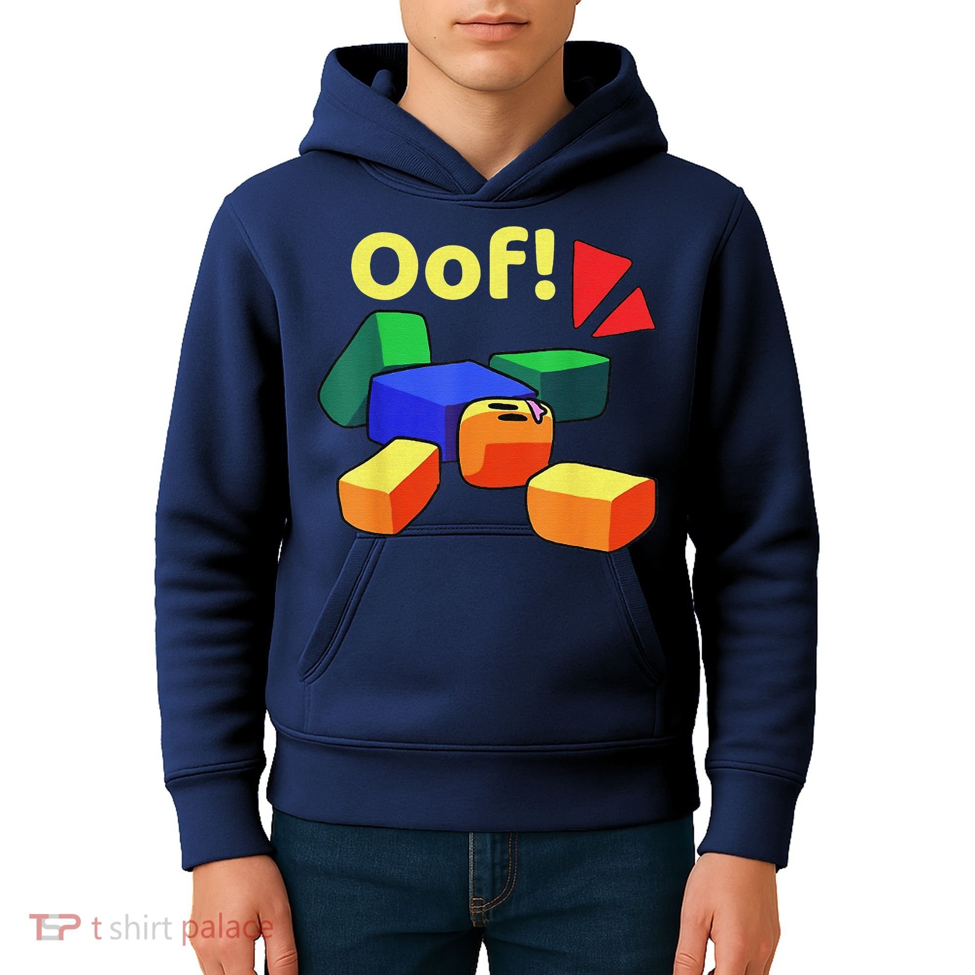OOF! Funny Blox Noob Gamer Gifts For Gamers Kids Hoodie