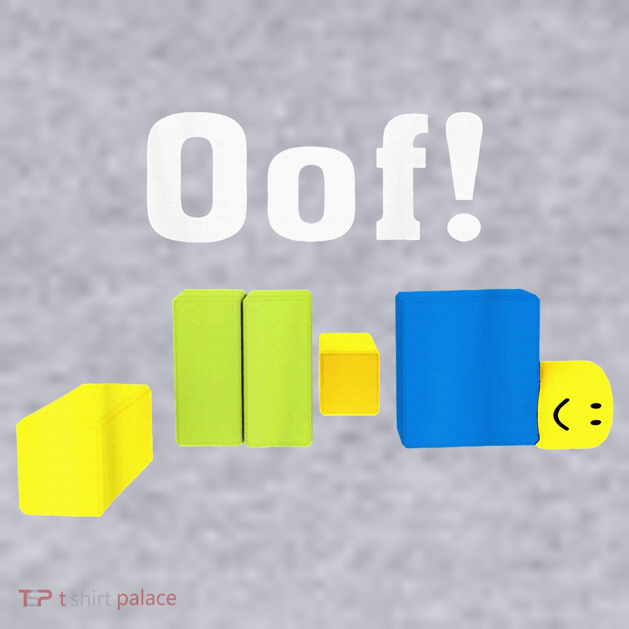 OOF! Funny Blox Noob Gamer Gifts For Gamers Women's Racerback Cropped Tank