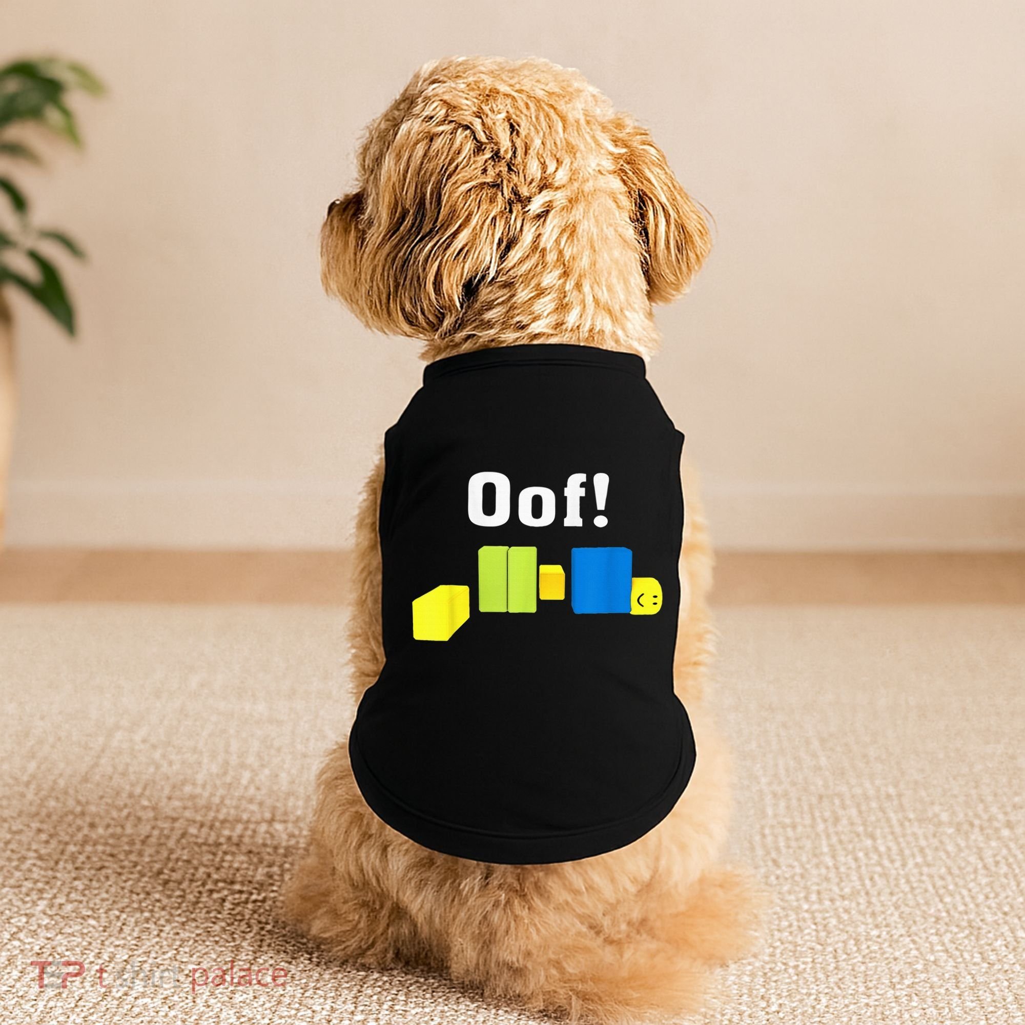 OOF! Funny Blox Noob Gamer Gifts For Gamers Doggie Tank