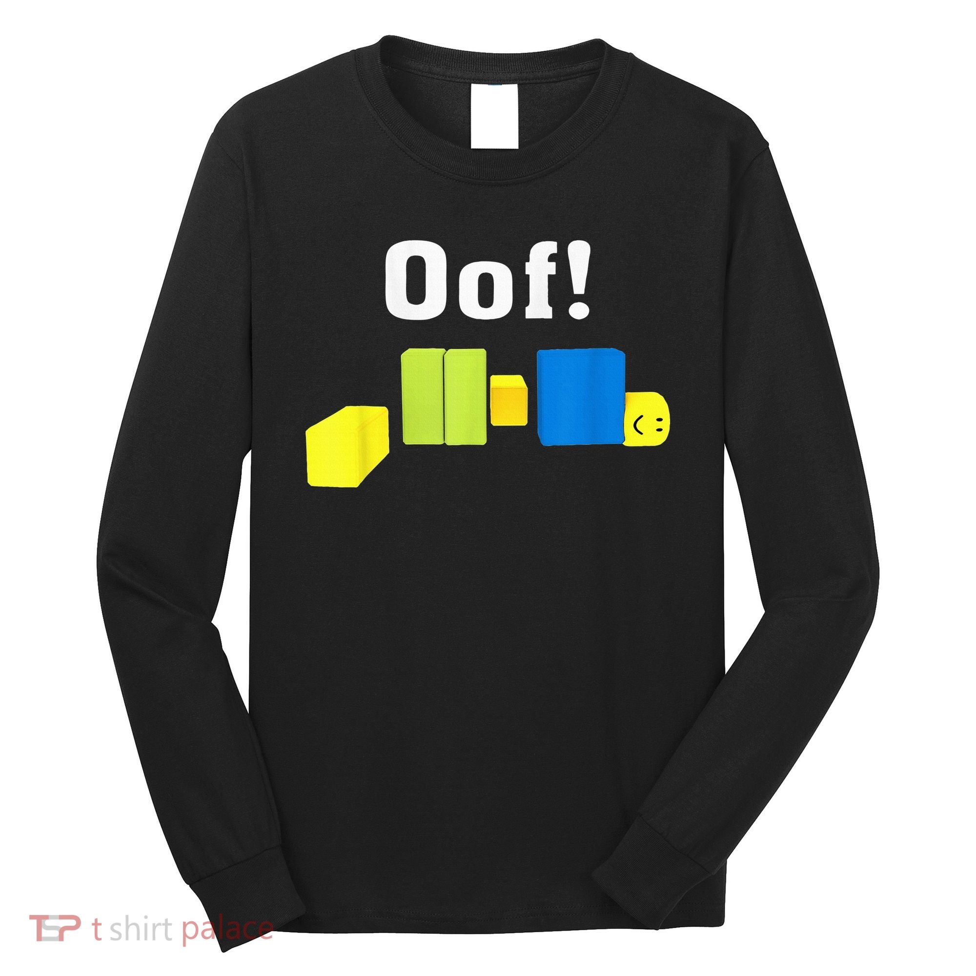 OOF! Funny Blox Noob Gamer Gifts For Gamers Long Sleeve Shirt