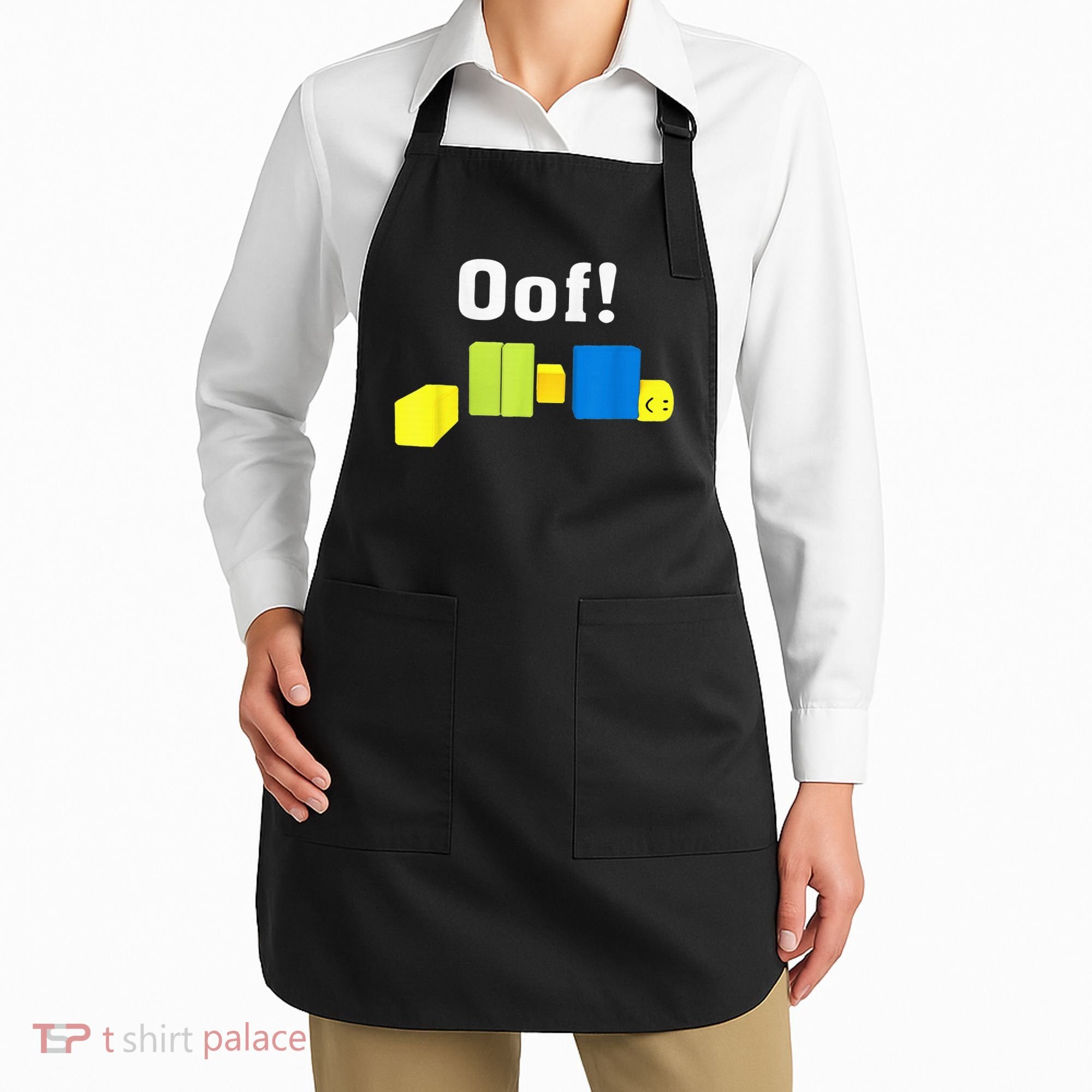 OOF! Funny Blox Noob Gamer Gifts For Gamers Apron