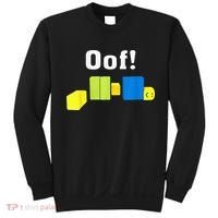OOF! Funny Blox Noob Gamer Gifts For Gamers Sweatshirt thumb 0