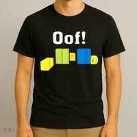 OOF! Funny Blox Noob Gamer Gifts For Gamers T-Shirt thumb 3