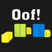 OOF! Funny Blox Noob Gamer Gifts For Gamers T-Shirt thumb 7
