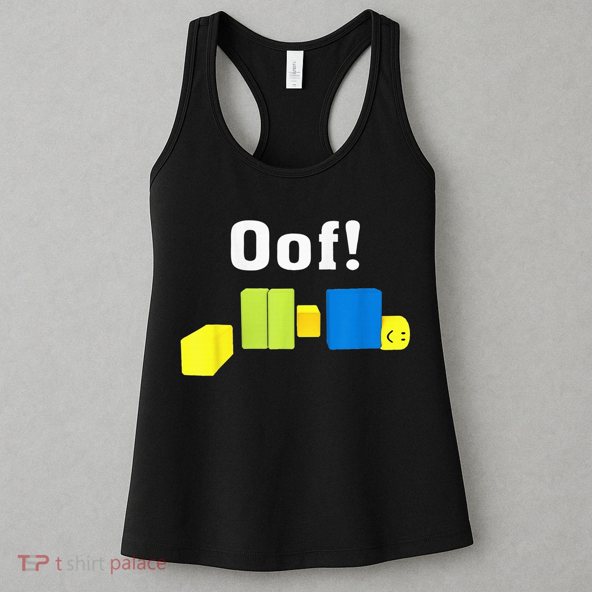 OOF! Funny Blox Noob Gamer Gifts For Gamers Women's Tank Top