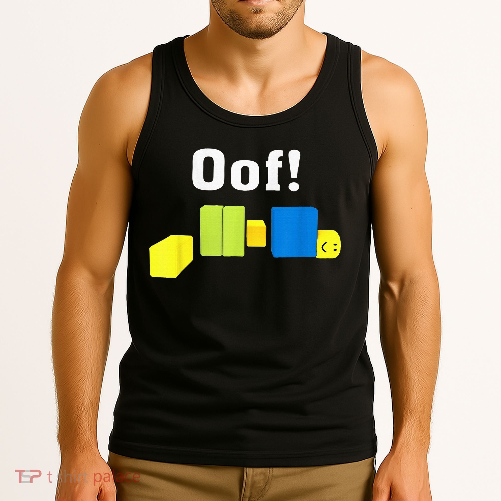OOF! Funny Blox Noob Gamer Gifts For Gamers Tank Top