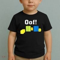 OOF! Funny Blox Noob Gamer Gifts For Gamers Toddler T-Shirt thumb 2