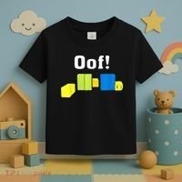 OOF! Funny Blox Noob Gamer Gifts For Gamers Toddler T-Shirt thumb 3