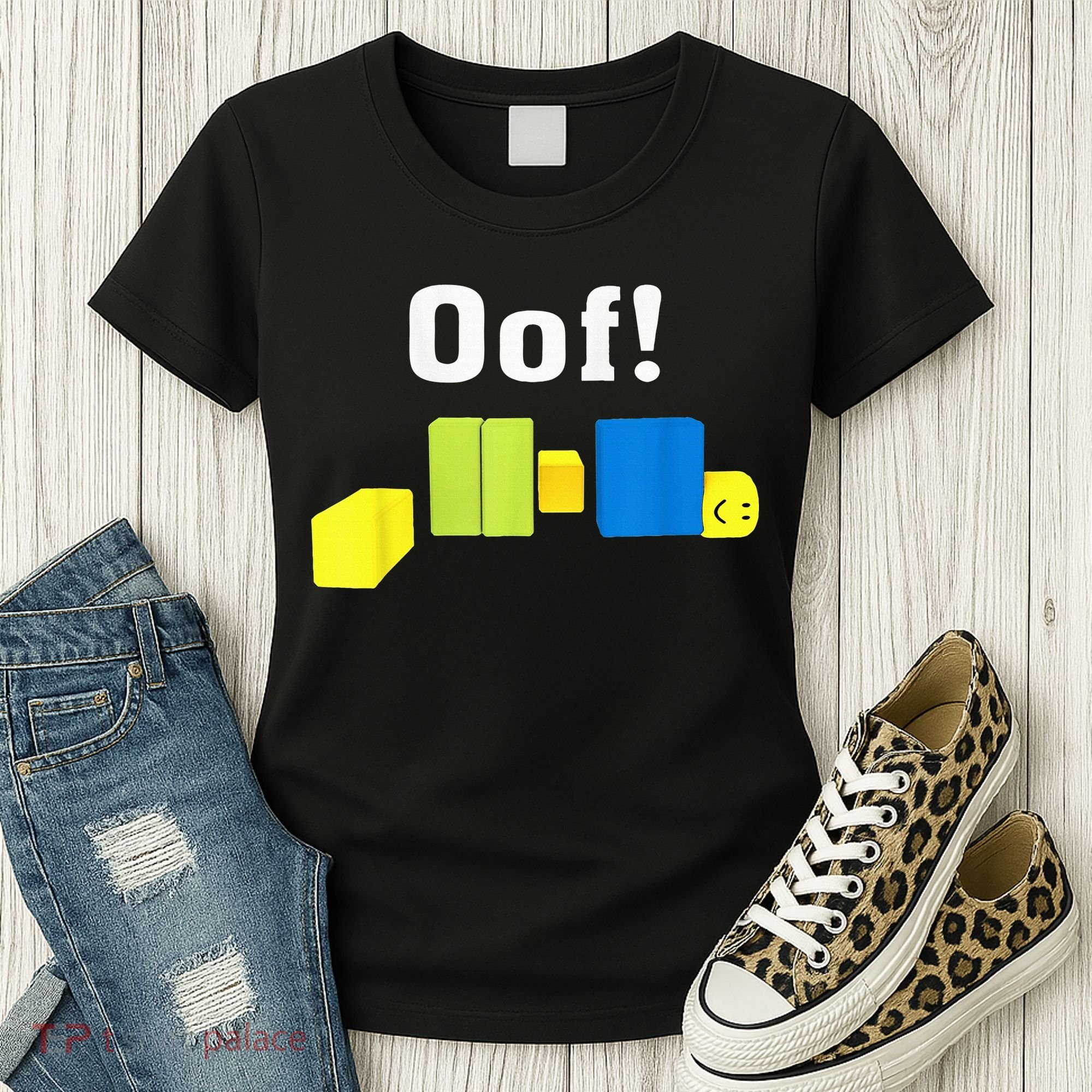 OOF! Funny Blox Noob Gamer Gifts For Gamers Women's T-Shirt