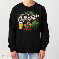 Oktoberfest Funny Beer Hat Pretzel And Edelweiss Women's Sweatshirt thumb 0