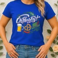 Oktoberfest Funny Beer Hat Pretzel And Edelweiss Women's T-Shirt thumb 2