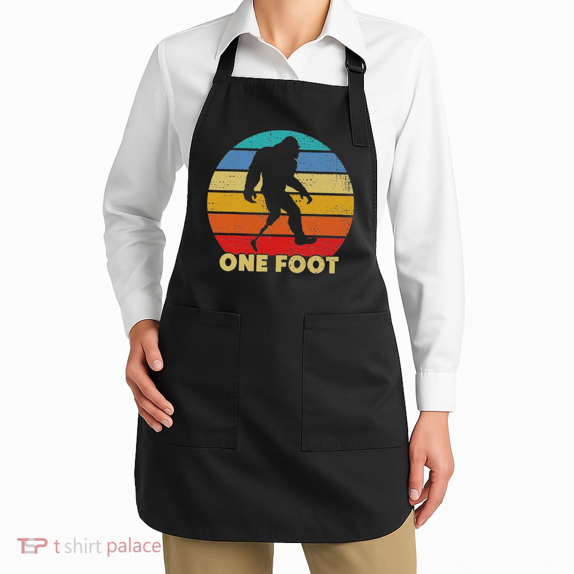 One Foot Bigfoot Prosthetics Amputated Disability Apron