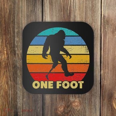 One Foot Bigfoot Prosthetics Amputated Disability Coaster