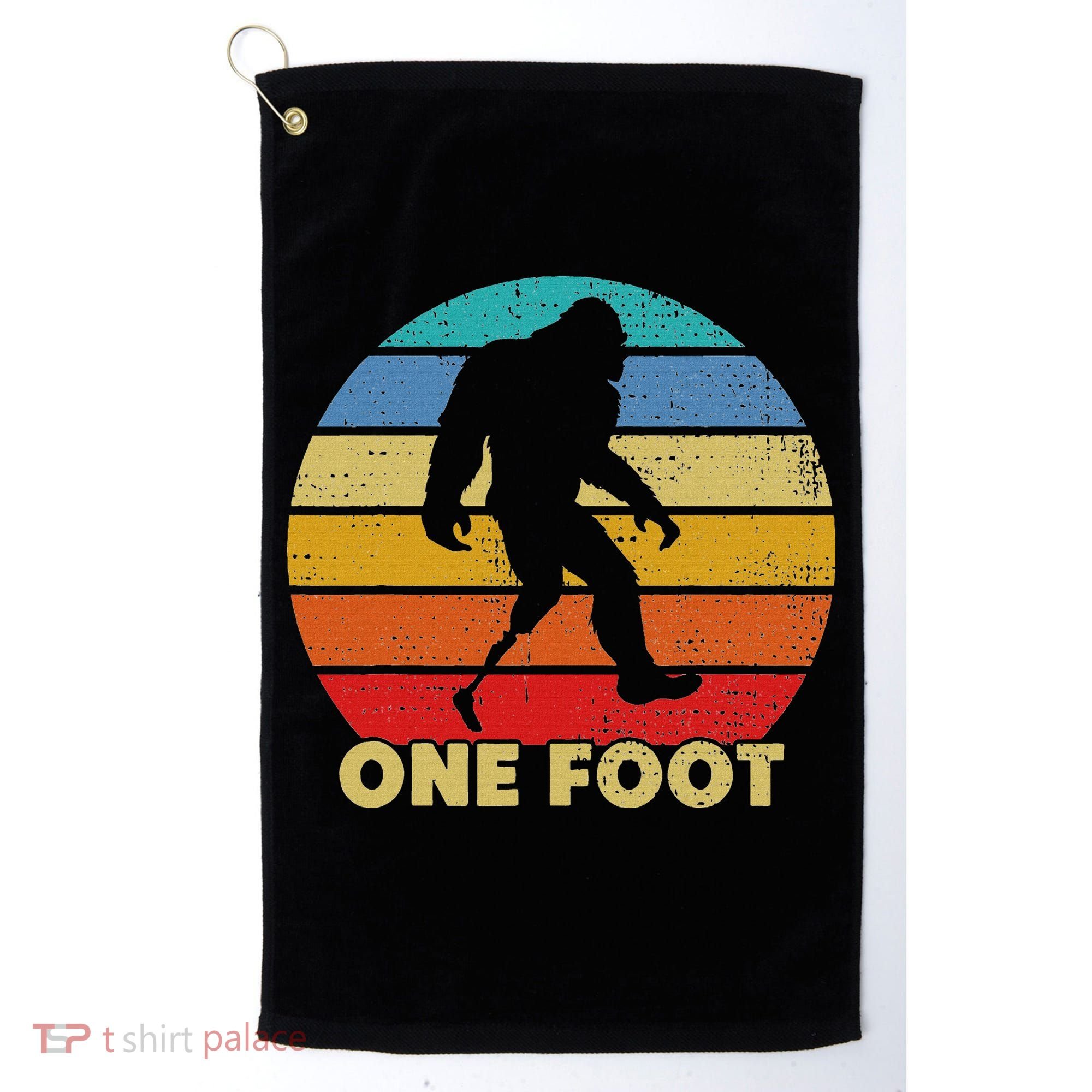 One Foot Bigfoot Prosthetics Amputated Disability Golf Towel