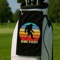 One Foot Bigfoot Prosthetics Amputated Disability Golf Towel thumb 2